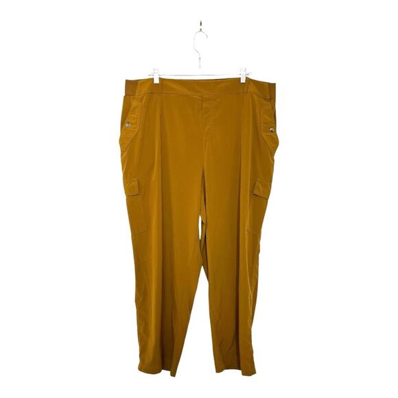 Athleta Pants - Athleta Vienna Cargo Pant in Brass Yellow Size 22